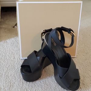 MICHAEL Michael Kors Abbott Mid Wedge Sandals
